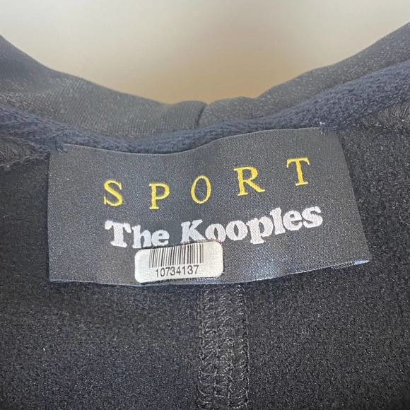 The Kooples Faux Leather Moto Jacket Hooded Size XS - Picture 10 of 12